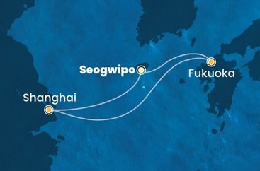 Južná Kórea, Japonsko, Čína z Čedžu na lodi Costa Serena