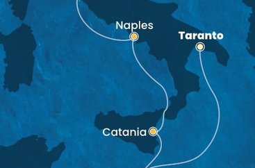 Taliansko, Malta na lodi Costa Serena