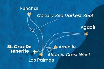 Španielsko, Maroko, Portugalsko z Tenerife na lodi Costa Fortuna
