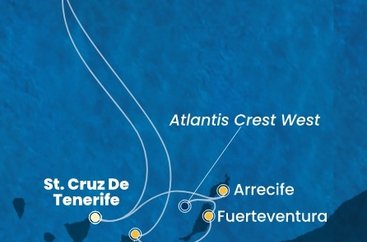 Španielsko, Portugalsko z Tenerife na lodi Costa Smeralda