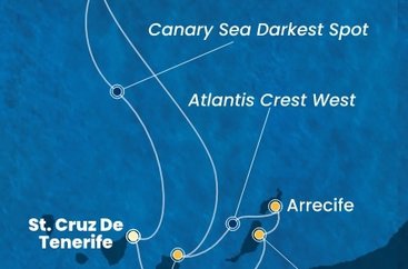 Španielsko, Portugalsko z Tenerife na lodi Costa Smeralda