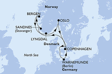 Nemecko, Nórsko, Oslo, Dánsko z Warnemünde na lodi MSC Magnifica Nemecko, Nórsko, Oslo, Dánsko z Warnemünde na lodi MSC Magnifica