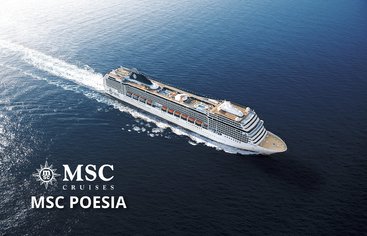 Grécko, Taliansko z Pireusu na lodi MSC Poesia