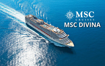 USA, Britské Panenské ostrovy, Španielsko, Francúzsko, Taliansko, Grécko, Turecko z Miami na lodi MSC Divina