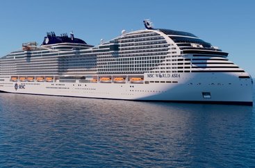 Taliansko, Malta, Španielsko, Antigua a Barbuda, Svätý Vincent a Grenadiny, Barbados, Martinik z Janova na lodi MSC World Asia