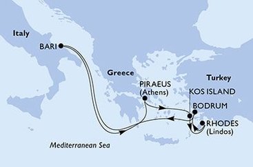 Po stopách gréckych bohov na lodi MSC Opera