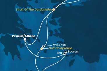 Naprieč Gréckom so zastávkou v Turecku na lodi Costa Fortuna
