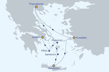  Letné prázdniny v Grécku na lodi Celestyal Journey