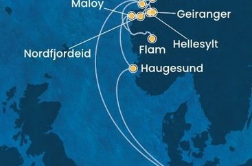 Za tajomstvom severských fjordov na Costa Favolosa