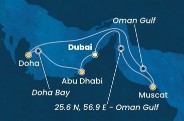 Plavba po Perzskon zálive Costa Smeralda