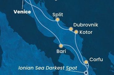 Z Benátok na očarujúcu Korfu a späť na Costa Deliziosa