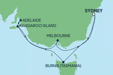 Južné pobrežie Austálie na Norwegian Spirit