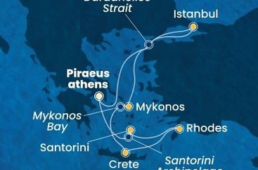 Od Atén k Istanbulu na Costa Pacifica